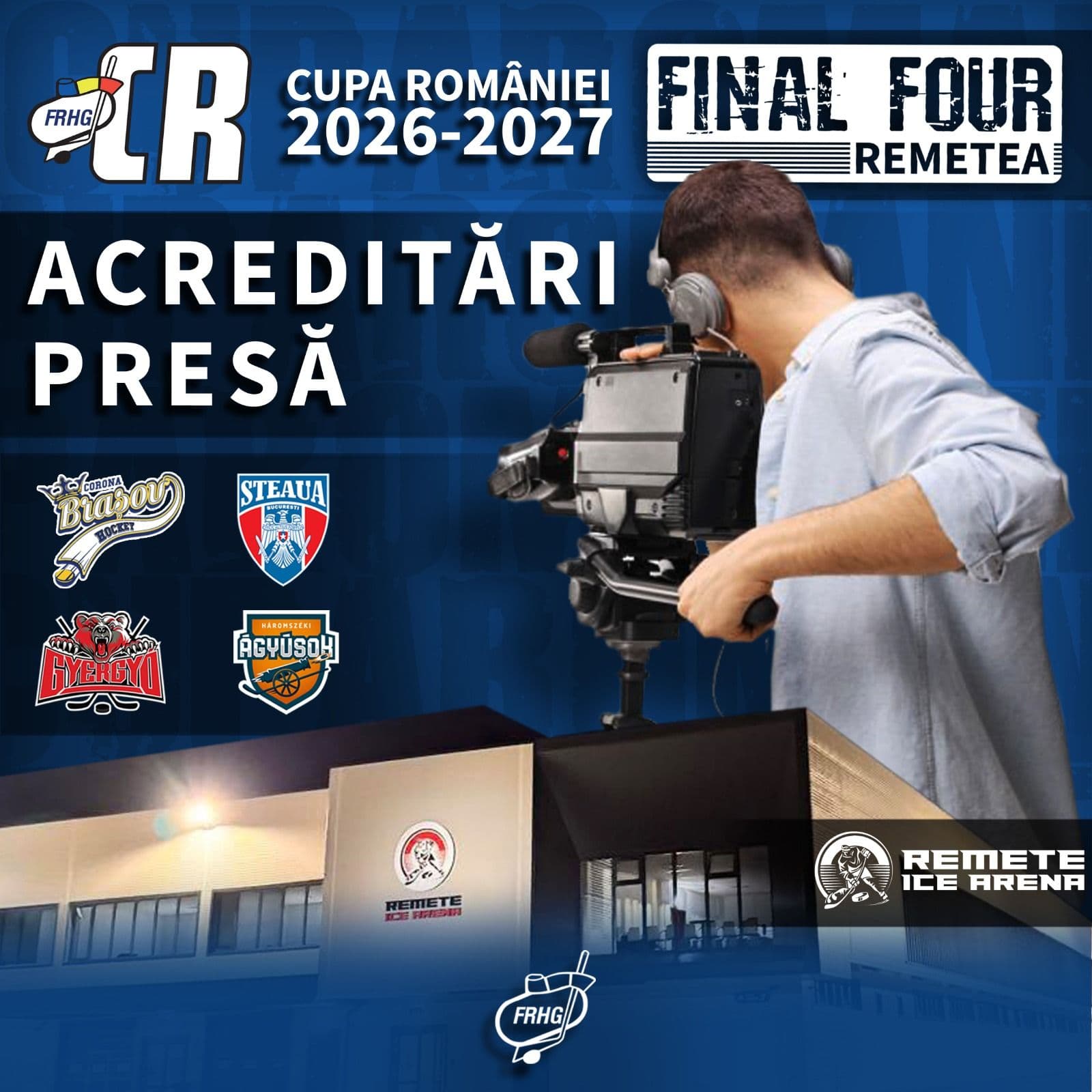 Acreditări de presă pentru turneul Final Four al Cupei României